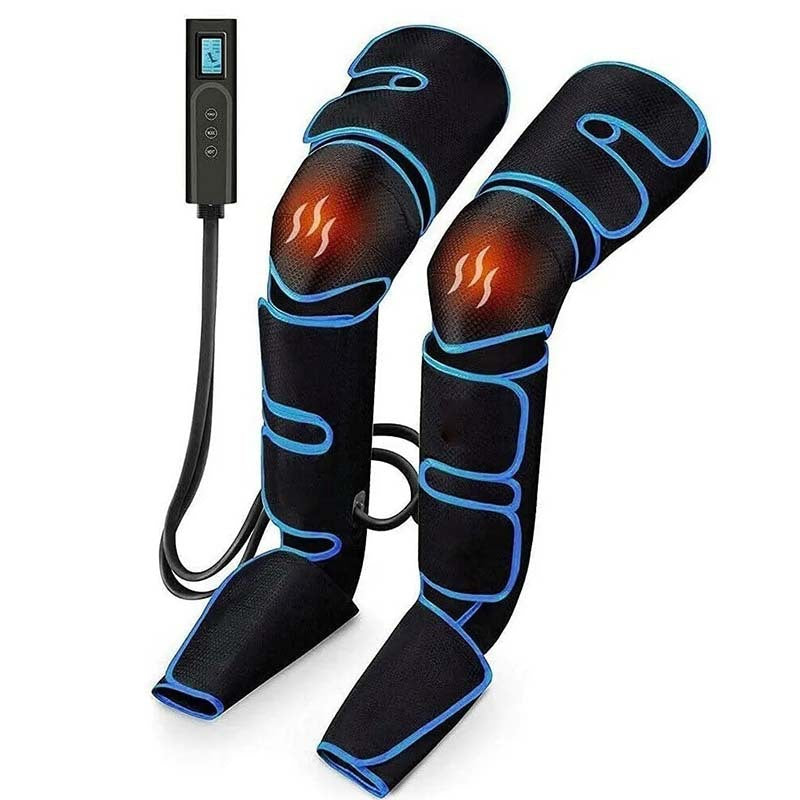 Leg Massager with Heat and Compression, Foot Massager for Circulation and Pain Relief