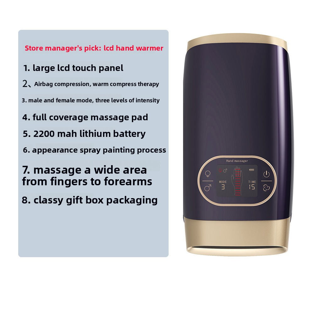 Hand Massager with Heat and Compression for Arthritis Carpal Tunnel Pain Relief,Hand Muscles,Finger Numbness and Relief Wrist Carpal Tunnel