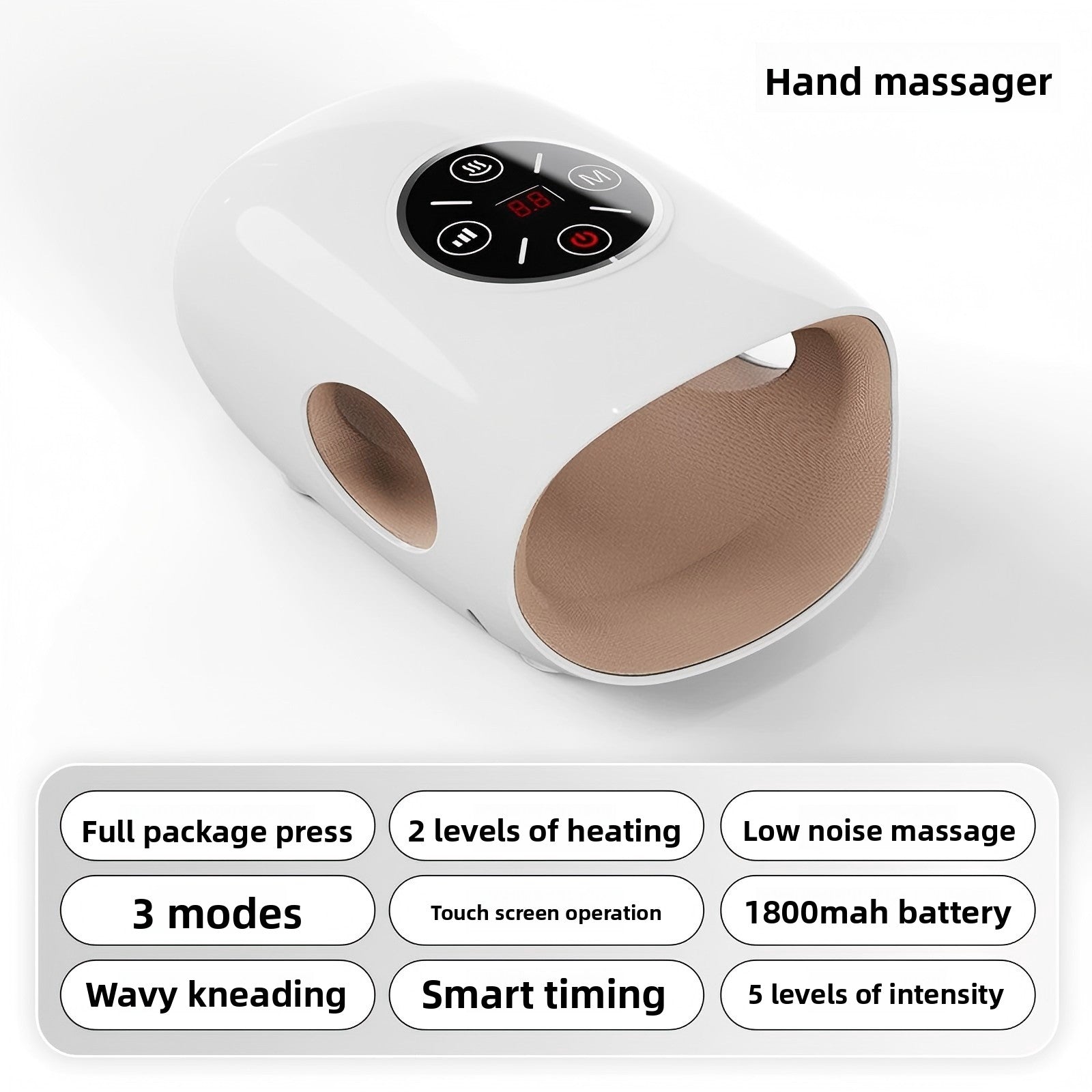 Hand Massager, 9 Modes 9 Intensities Hand Massage, Cordless Hand Massager for Arthritis and Carpal Tunnel