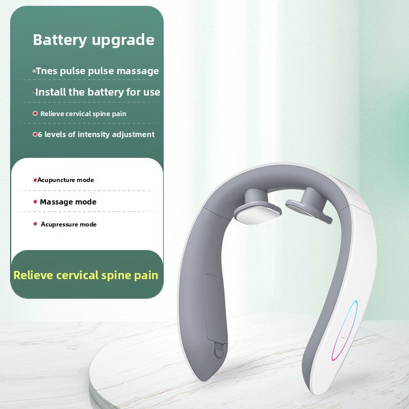 Neck Massager, Intelligent Cordless Portable-Multifunctional for Cervical Neck and Shoulder Relaxation at Home, Office, Travel