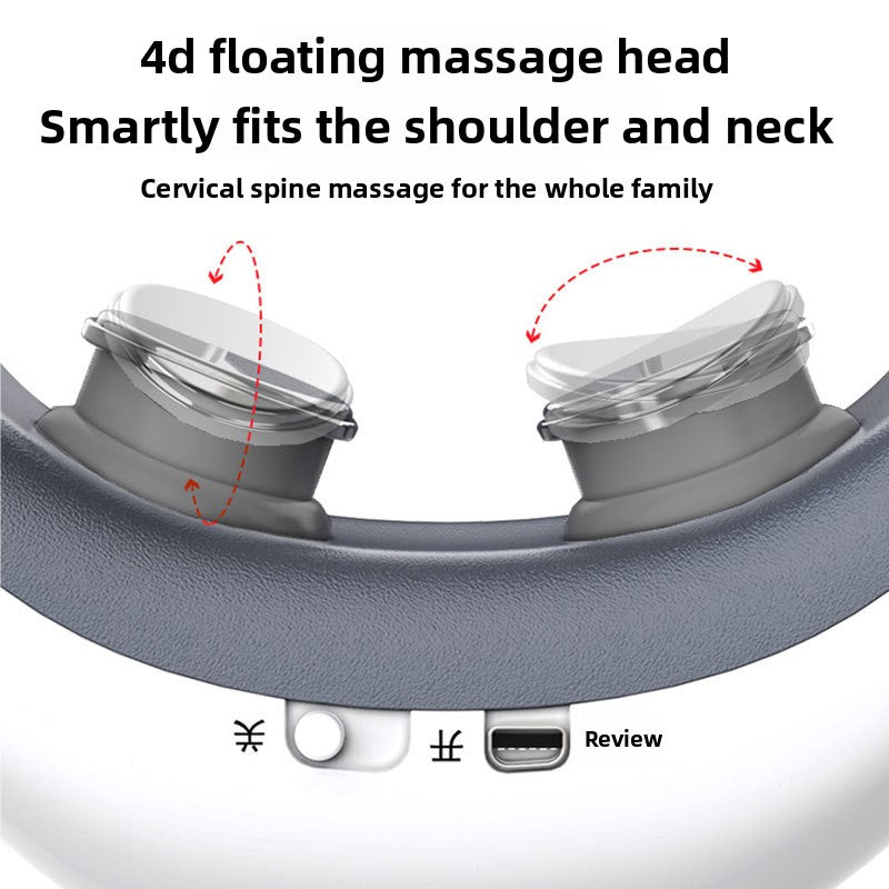 Cervical Vitality Magic Pro 2.0 Neck Relaxation Device - Portable Massager with Heat & Vibration Modes