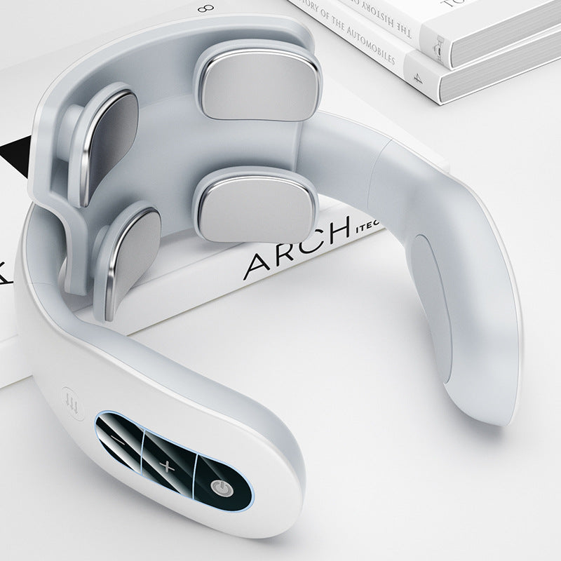 Neck Massager, Intelligent Cordless Portable-Multifunctional for Cervical Neck and Shoulder Relaxation at Home, Office, Travel