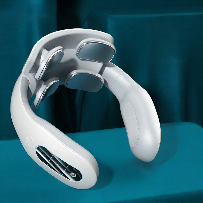 Neck Massager, Intelligent Cordless Portable-Multifunctional for Cervical Neck and Shoulder Relaxation at Home, Office, Travel