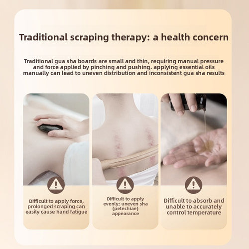 Electric Fascia Blaster & Muscle Scraper Tool with Heating and Vibration - for Deep Tissue,Myofascial Release