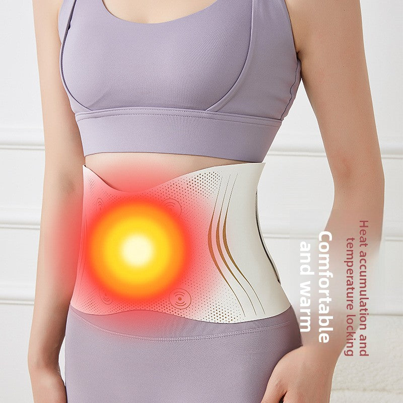 Abs Sculptor, Ab Toning Belt with Heating Pad for Stomach Cellulite Removal Fat Burning, ab Toner Machine for Belly Exercise Smooth & Firming