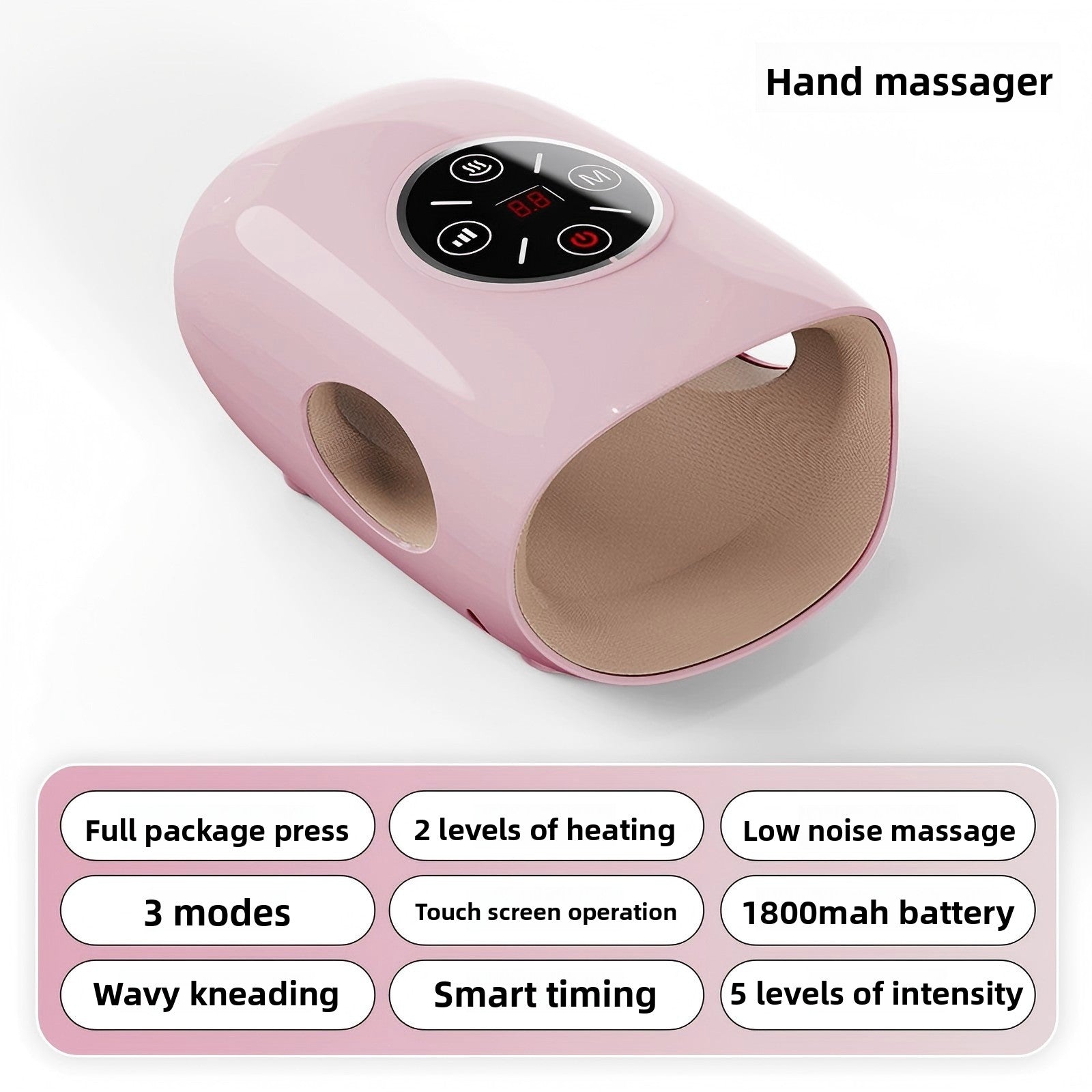 Hand Massager, 9 Modes 9 Intensities Hand Massage, Cordless Hand Massager for Arthritis and Carpal Tunnel